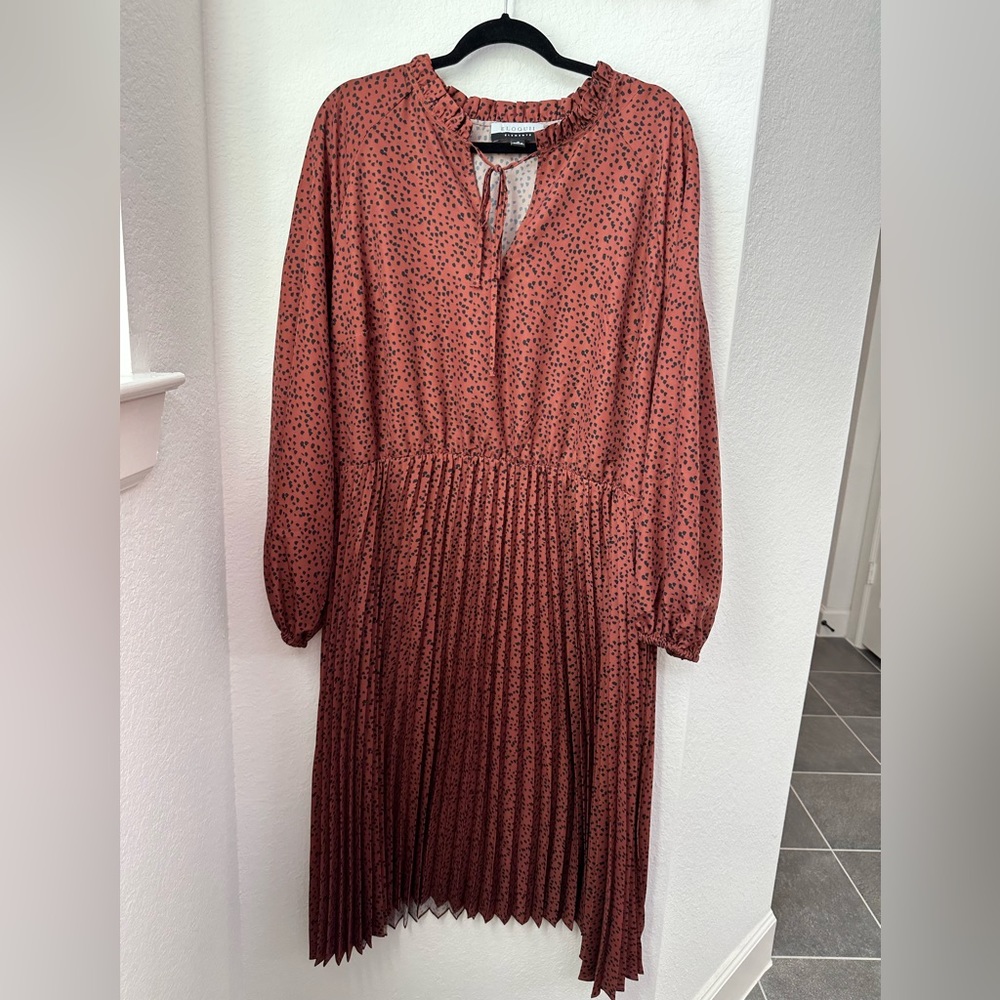 Print dress- silky